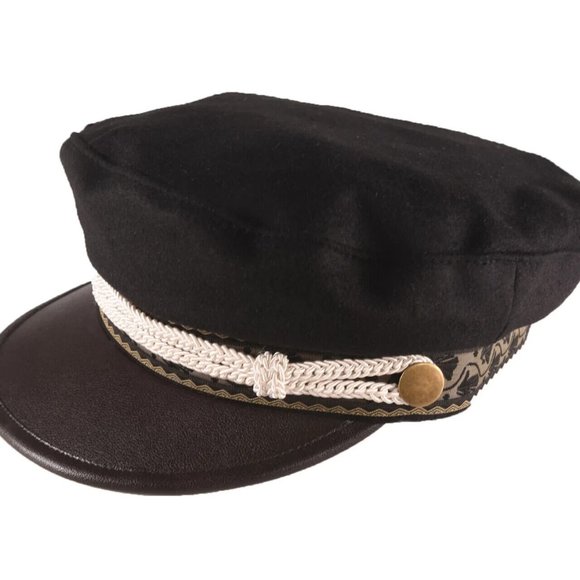 NEW The Suede Bowie Hat by Fallen Broken Street Millinery Custom Made Cap M/L - Picture 1 of 9